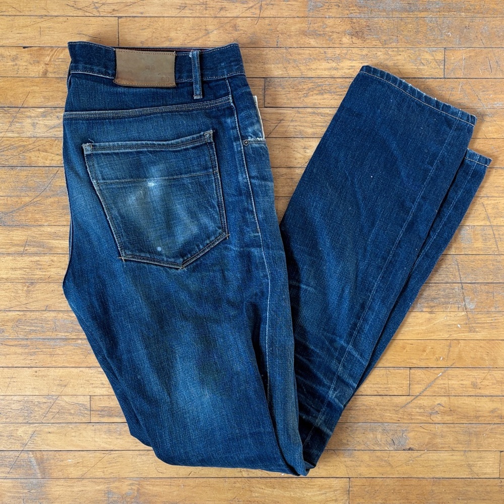 Raleigh Denim well worn Martin selvedge denim 32x34
